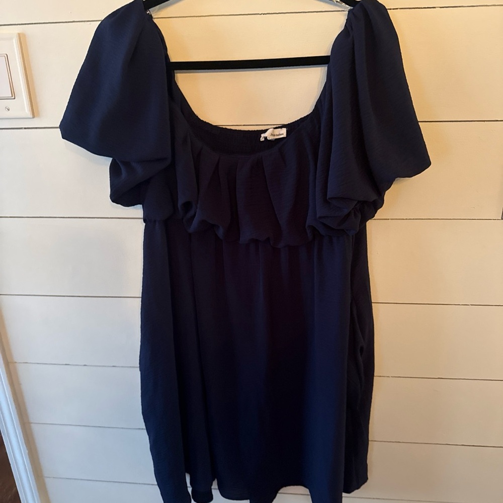 June & Hudson Navy Blue Dress